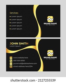 Modern luxurious business card design for shop,company,office