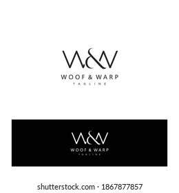 Modern and luxurious W W letter initial logo