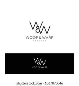 Modern and luxurious W  W letter initial logo design