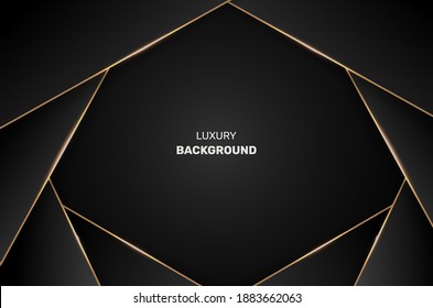 Modern luxury abstract background with elegant shapes. -  Vector.