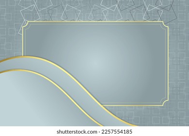 modern luxury abstract background with golden line elements gradient gray background modern for vector design