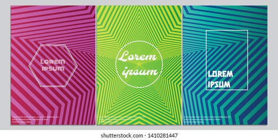 modern luxury abstract background set. ready for cover, flyer, brochure. eps10 background vector.