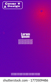 Modern luxury abstract pattern background with line texture for business brochure cover design. Purple, red, yellow and green vector banner poster template