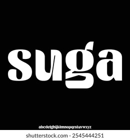 modern and luxury alphabet font vector