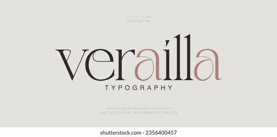 Modern luxury alphabet letters font and logo. Typography Elegant classic serif fonts decorative logos wedding vintage retro concept. vector illustration