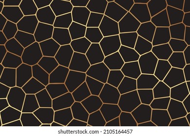 Moderno fondo de lujo para banner o presentación o tarjeta de saludo con rayas doradas astractas sobre un negro.