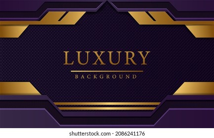 Modern luxury background Design.
3d VIP vector overlap layer on dark and shadow black space with abstract style for design.
graphic resource illustration Texture with golden and purple color.