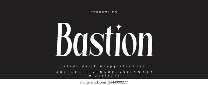 Modern luxury beauty font alphabet logo. Typography beautiful minimal elegant classic letter serif fonts fashion wedding vintage retro logos. vector illustration