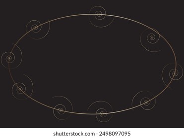 Modern Luxury black abstract background with waves for banner. Vector background with lines. Element for design isolated on perfect colorful.