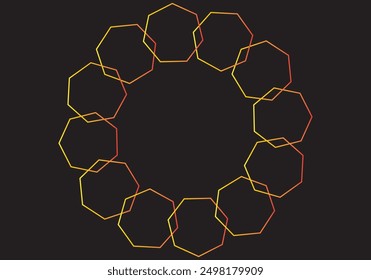 Modern Luxury black abstract background with waves for banner and poster. Vector background with lines. Element for design isolated on perfect colorful illustration. 