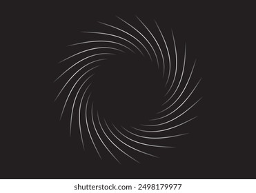 Modern Luxury black abstract background with waves for banner and poster. Vector background with lines. Element for design isolated on perfect colorful illustration. 