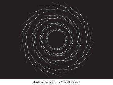 Modern Luxury black abstract background with waves for banner and poster. Vector background with lines. Element for design isolated on perfect colorful illustration. 