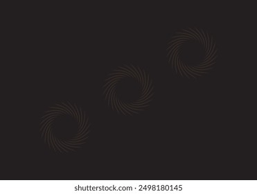 Modern Luxury black abstract background with waves for banner and poster. Vector background with lines. Element for design isolated on perfect colorful illustration. 