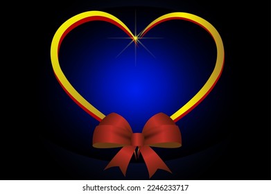 Modern luxury blue and gold background vector illustration.