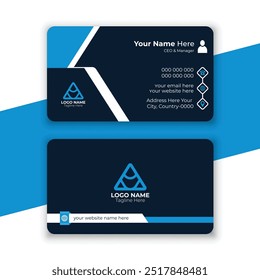 Plantilla de tarjeta de visita de lujo moderno. Diseño personalizable y diseño de Vector editable profesional y minimalista.