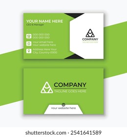 Plantilla de tarjeta de visita de lujo moderno con diseño y Elementos personalizables Abstractas. Profesional, 
Diseño de Vector editable minimalista para identidad de marca