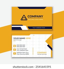 Plantilla de tarjeta de visita de lujo moderno con diseño y Elementos personalizables Abstractas. Profesional, 
Diseño de Vector editable minimalista para identidad de marca