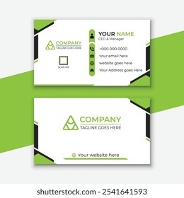 Plantilla de tarjeta de visita de lujo moderno con diseño y Elementos personalizables Abstractas. Profesional, 
Diseño de Vector editable minimalista para identidad de marca