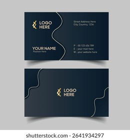 Modern Luxury Business Card Template for Professionals and Executives