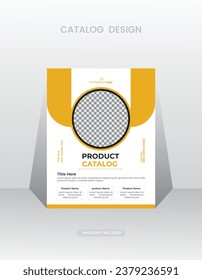 Modern and luxury catalog design template.