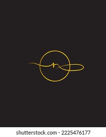 Eine moderne, luxuriöse und beeindruckende Schrift-Schriftart R-Logo-Vorlage