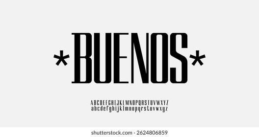 Modern Luxury Fashion Font Alphabet. Elegant Classy fonts for fashion, lettering, logo, brand etc. Typography Typeface Uppercase Lowercase and Number. Editable Vector Illustration.	