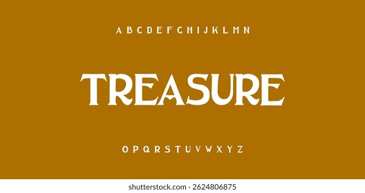 Modern Luxury Fashion Font Alphabet. Elegant Classy fonts for fashion, lettering, logo, brand etc. Typography Typeface Uppercase Lowercase and Number. Editable Vector Illustration.	
