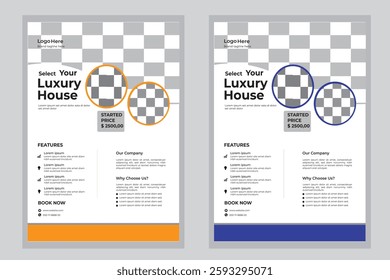 modern luxury flyer design for