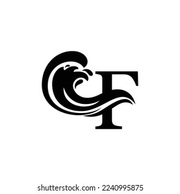 Modern and luxury initial logo design