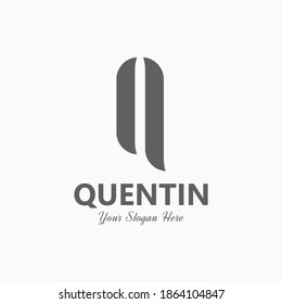 Modern Luxury Letter Q Logo Vector Template suitable for modern company or start up logo