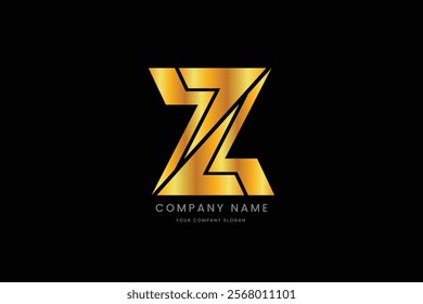 Modern luxury Letter Z logo For Company E-commerce Business, Branding and Technology Logos