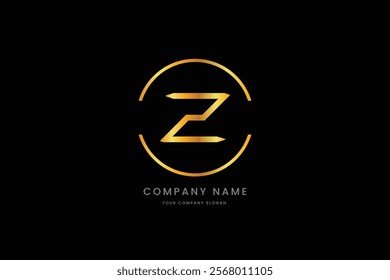 Modern luxury Letter Z logo For Company E-commerce Business, Branding and Technology Logos