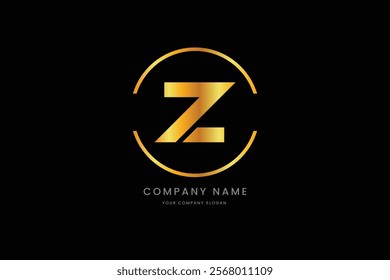 Modern luxury Letter Z logo For Company E-commerce Business, Branding and Technology Logos