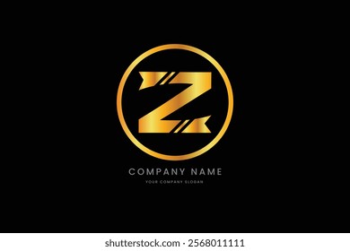 Modern luxury Letter Z logo For Company E-commerce Business, Branding and Technology Logos