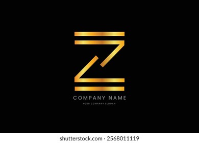 Modern luxury Letter Z logo For Company E-commerce Business, Branding and Technology Logos