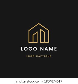 Modern luxury logo design, luxury logo background