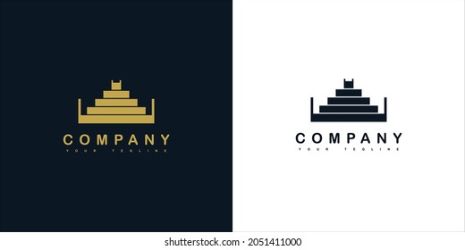 Modern luxury logo design, luxury logo background