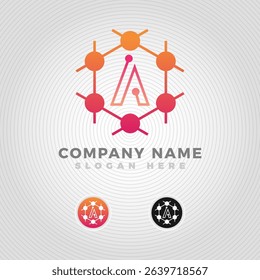 Modern and luxury logo design template