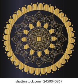 Modern Luxury Mandala Background Design