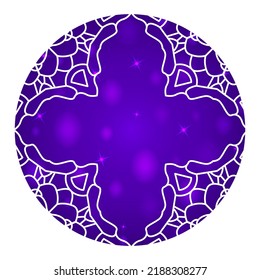 Modern luxury mandala background.Arabesque pattern.Vintage decorative elements.Doodle ornaments.Invitation card template. Vector flat illustration.Horizontal banner.