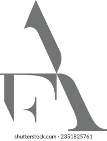 Modern and Luxury Minimal Monogram vector logos