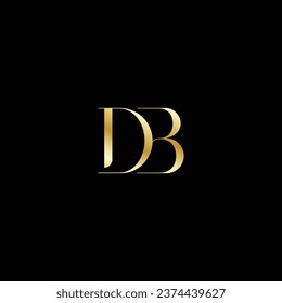 Modernes, luxuriöses DB-Logo