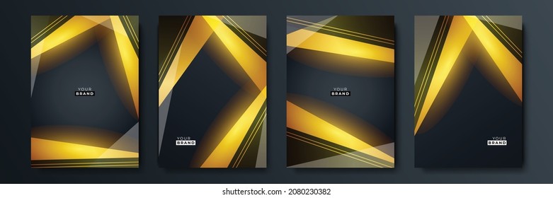Modern luxury premium elegant gold black abstract background with lines texture pattern