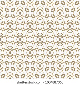 Modern Luxury stylish geometric textures with lines seamless patterns