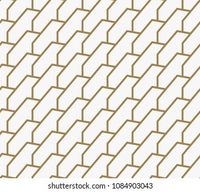 Modern Luxury stylish geometric textures with lines seamless patterns