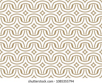Modern Luxury stylish geometric textures with lines seamless patterns