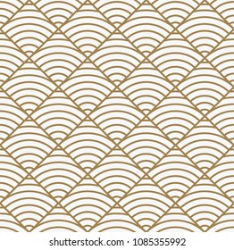 Modern Luxury stylish geometric textures with lines seamless patterns