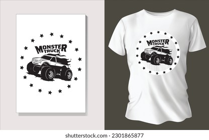 Modern and luxury Vehicles Tee shirt design 