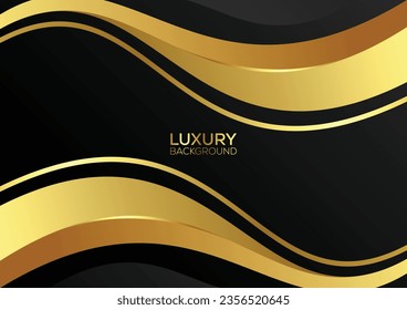 modern luxury wave background premium design