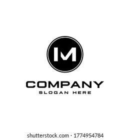Modern M letter logo design template. Creative Minimal Monogram emblem design template. Graphic Alphabet Symbol for Corporate Business Identity. M monogram, letter, vector Icon.